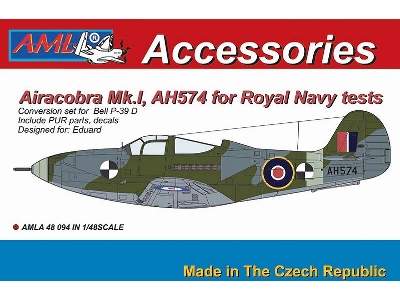 Bell Airacobra Mk.I Ah574 For Royal Navy Tests (Designed To Be Used With Eduard Kits) - zdjęcie 1