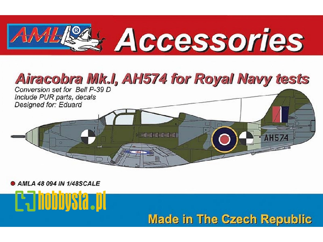 Bell Airacobra Mk.I Ah574 For Royal Navy Tests (Designed To Be Used With Eduard Kits) - zdjęcie 1