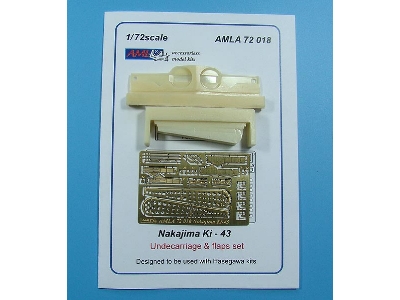 Nakajima Ki-43 Oscar - Undercarriage And Flaps Set (Designed To Be Used With Hasegawa Kits) - zdjęcie 1