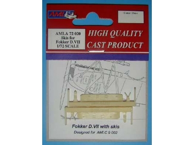 Skis For Fokker D.Vii - Finnish Version (For Revell And Roden Kits) - zdjęcie 2