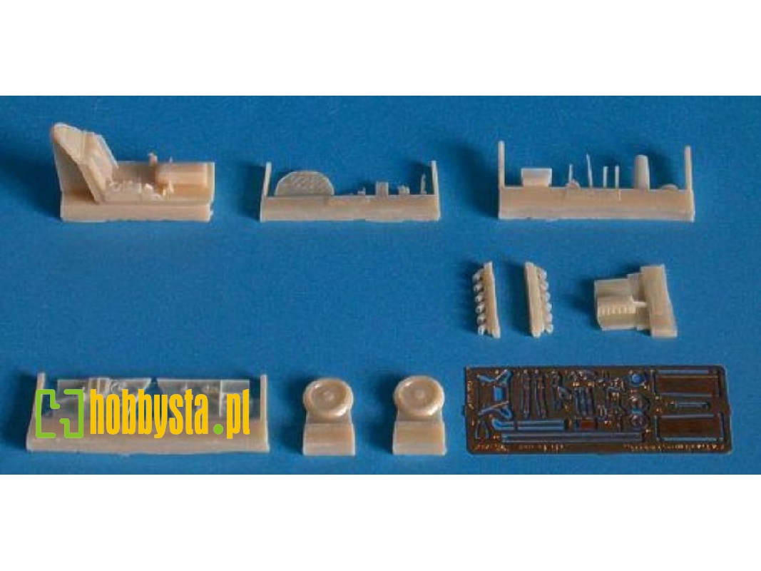 Messerschmitt Bf-109 K-4 - Conversion Set Cockpit, Wheels And Doors (For Heller Kits) - zdjęcie 1