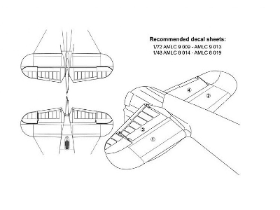 Bristol Beaufighter - Flat Tailplane (For Airfix And Tamiya Kits) - zdjęcie 3