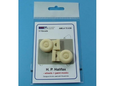 Handley Page Halifax - Wheels And Paint Masks (For Revell Kits) - zdjęcie 1