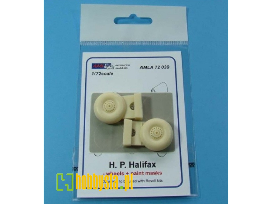 Handley Page Halifax - Wheels And Paint Masks (For Revell Kits) - zdjęcie 1 Handley Page Halifax - Wheels And Paint Masks (For Revell Kits) - zdjęcie 1