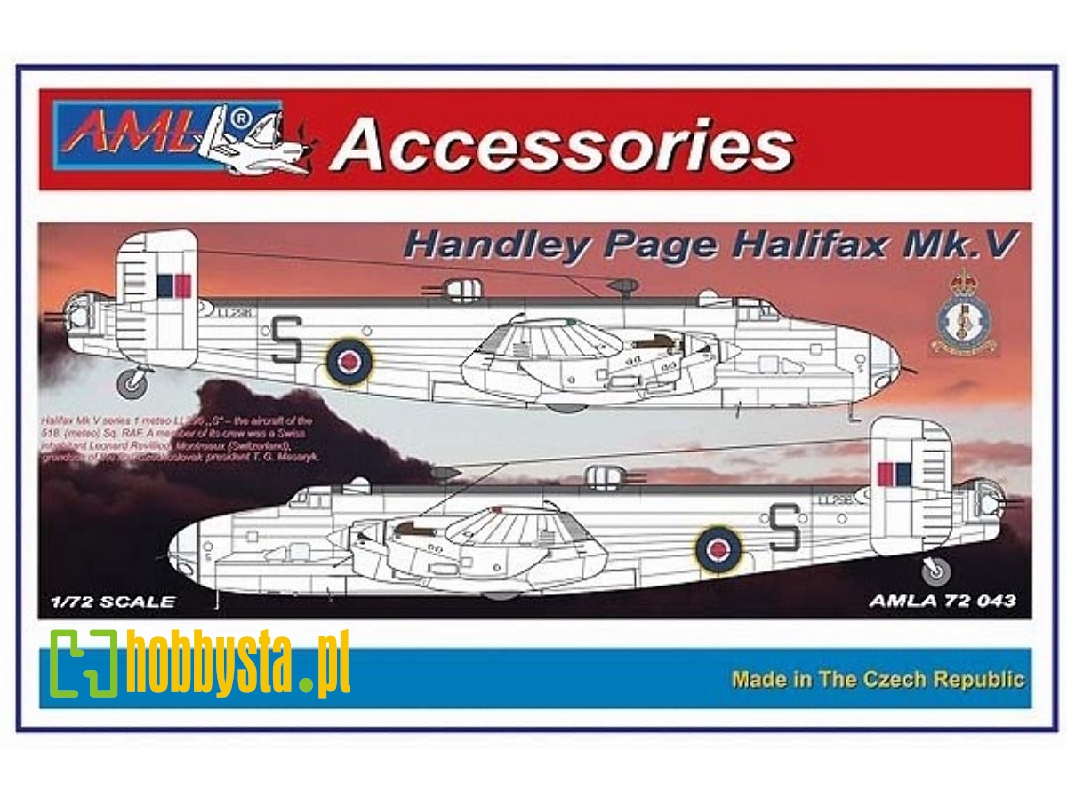 Handley-page Halifax B Mk.V Decals And Conversion Set (For Revell Kits) - zdjęcie 1 Handley-page Halifax B Mk.V Decals And Conversion Set (For Revell Kits) - zdjęcie 1