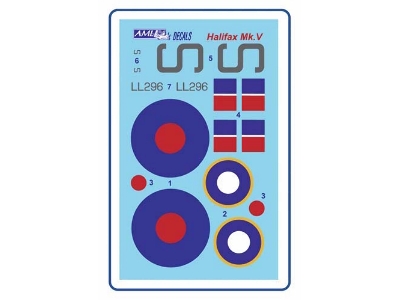 Handley-page Halifax B Mk.V Decals And Conversion Set (For Revell Kits) - zdjęcie 3