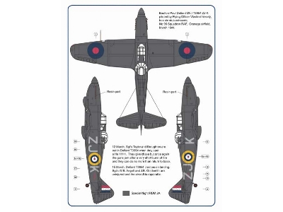 Raf Night Fighters Part I - hurricane Mk.I & defiant Mk.I Conversion Set (For Airfix, Revell And Hasegawa Kits) - zdjęcie 3