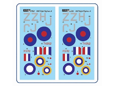 Raf Night Fighters Part Ii - hurricane Mk.I & defiant Mk.I Conversion Set (For Airfix, Revell And Hasegawa Kits) - zdjęcie 5