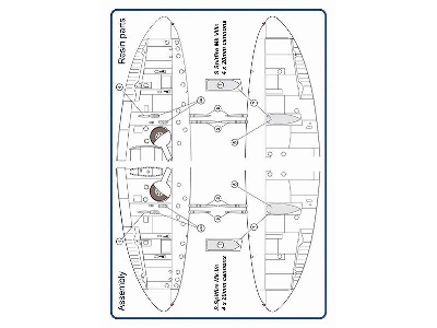 Supermarine Spitfire Mk.Vc / Mk.Viiic - Conversion Set (Designed To Be Used With Airfix Kits) - zdjęcie 5