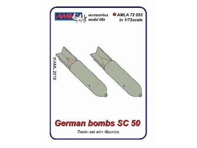 German Bombs Sc-50 (4 Pcs) - zdjęcie 1