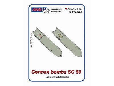 German Bombs Sc-50 (6 Pcs) - zdjęcie 1