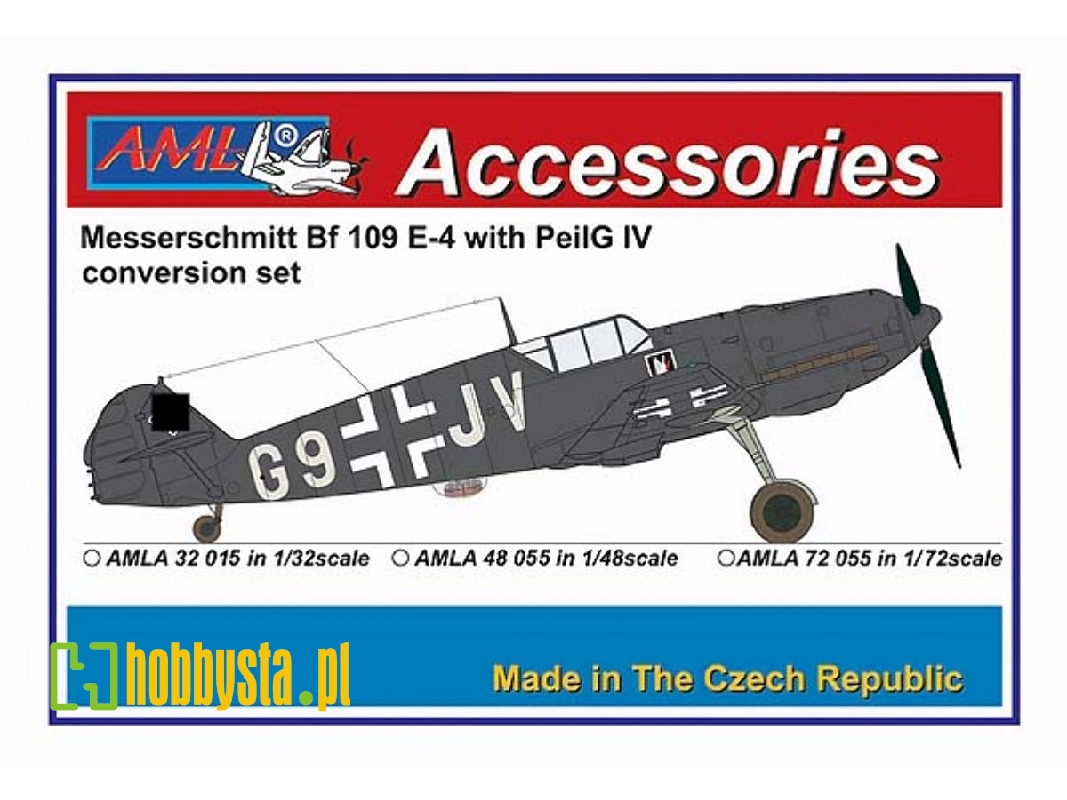 Messerschmitt Bf-109 E-4 With Peilg Iv Conversion Set - zdjęcie 1 Messerschmitt Bf-109 E-4 With Peilg Iv Conversion Set - zdjęcie 1