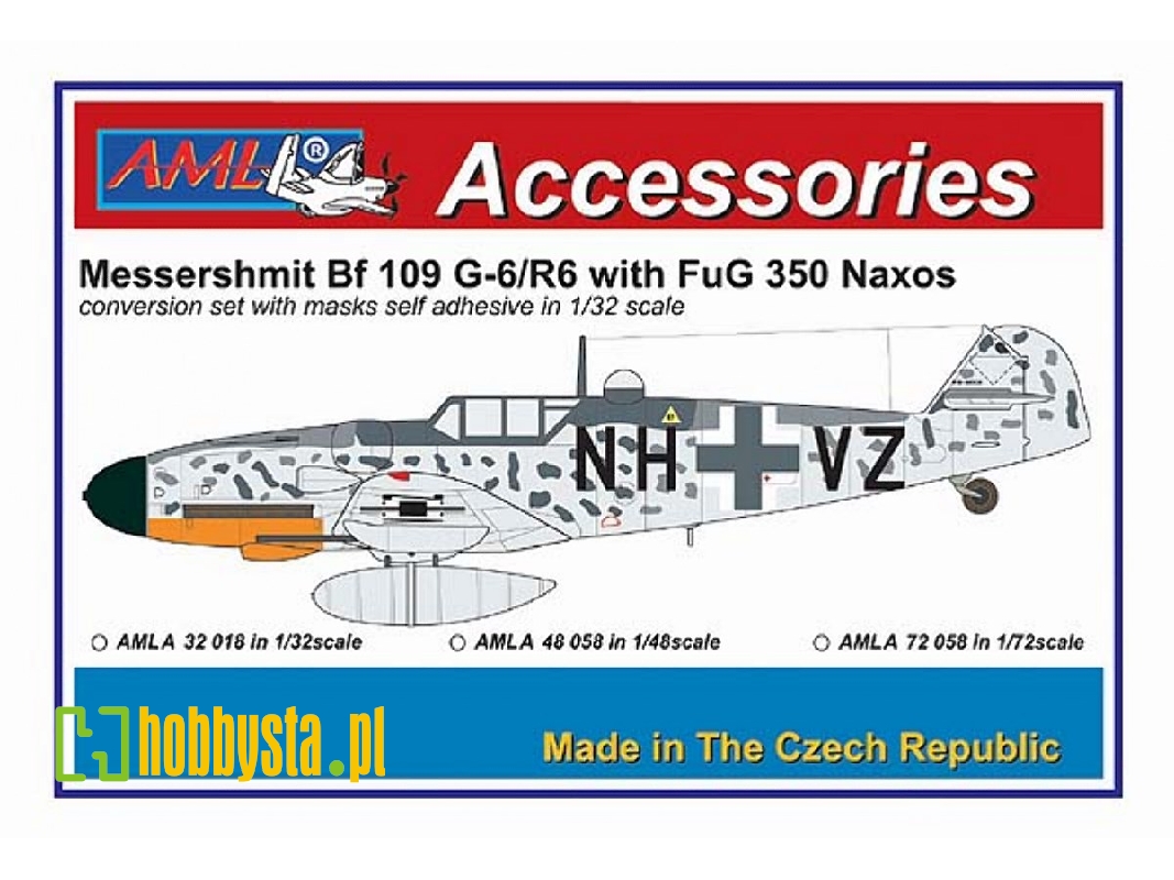 Messerschmitt Bf-109 G-6/R-6 With Fug-350 Naxos Conversion Set - zdjęcie 1 Messerschmitt Bf-109 G-6/R-6 With Fug-350 Naxos Conversion Set - zdjęcie 1