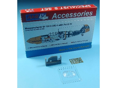 Messerschmitt Bf-109 E-3 / E-4 Peilg Iv - Resin / Etched Parts And Decals Conversion Set - zdjęcie 1