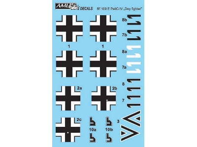 Messerschmitt Bf-109 E-3 / E-4 Peilg Iv - Resin / Etched Parts And Decals Conversion Set - zdjęcie 2