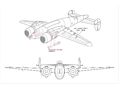 Lockheed Ventura - Nightfighter Conversion Set (Designed To Be Used With Academy Kits) - zdjęcie 4