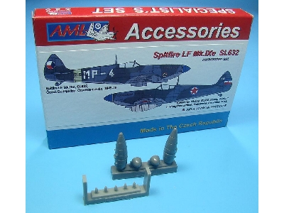 Supermarine Spitfire Lf Mk.Ixe German Fuel Tanks In Czech Af Service (For Eduard Kits) - zdjęcie 2