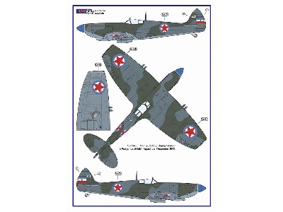Supermarine Spitfire Lf Mk.Ixe German Fuel Tanks In Czech Af Service (For Eduard Kits) - zdjęcie 4