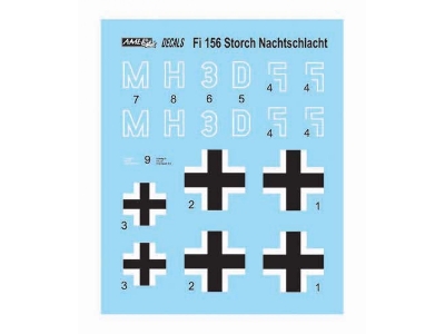 Fieseler Fi-156 C-3 Nachtschlacht Conversion Set (For Academy, Airfix, Heller And Smer Kits) - zdjęcie 2