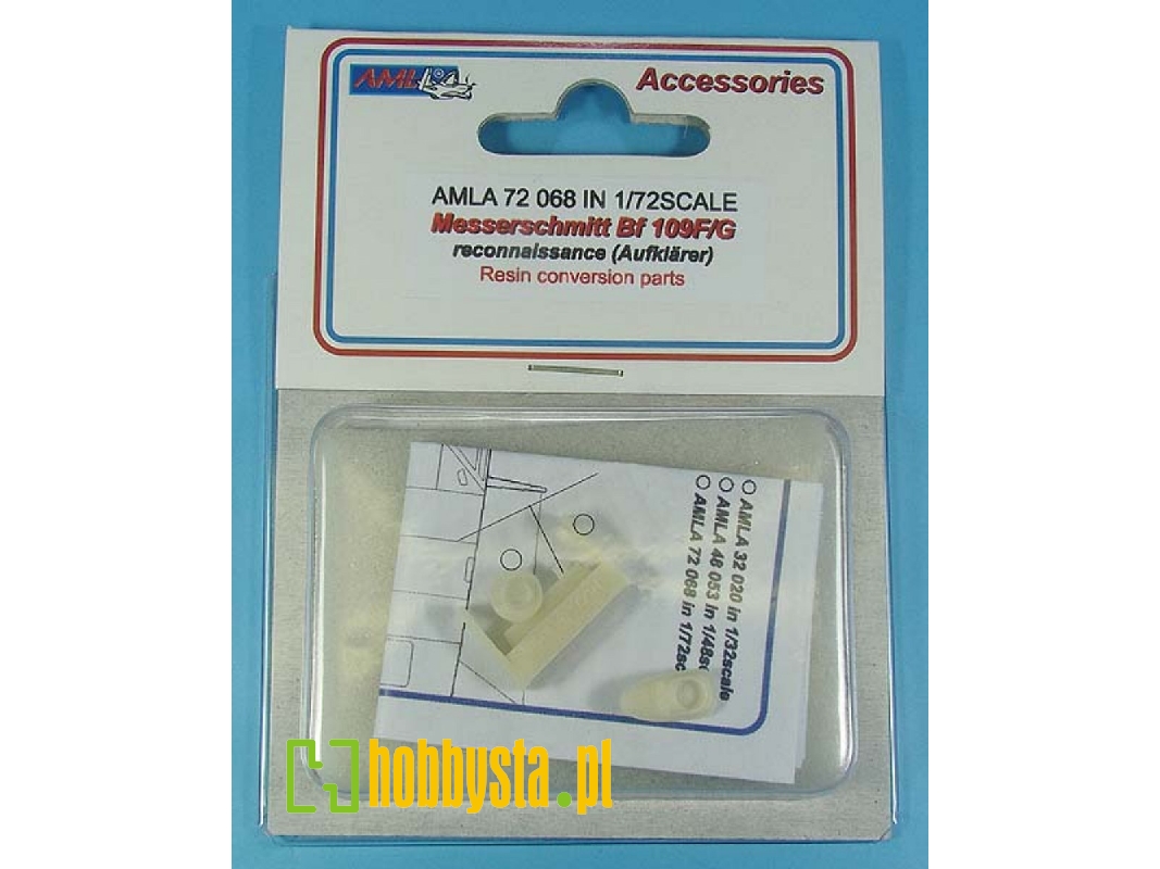 Messerschmitt Bf-109 F/G Reconnaissance Conversion Set (For Az Model And Eduard Kits) - zdjęcie 1 Messerschmitt Bf-109 F/G Reconnaissance Conversion Set (For Az Model And Eduard Kits) - zdjęcie 1