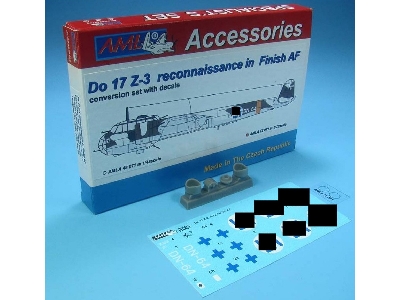 Dornier Do-17 Z-3 Reconnaissance In Finnish Air Force Conversion Set (Designed To Be Used With Airfix And Icm Kits) - zdjęcie 2