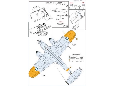 Dornier Do-17 Z-3 Reconnaissance In Finnish Air Force Conversion Set (Designed To Be Used With Airfix And Icm Kits) - zdjęcie 5