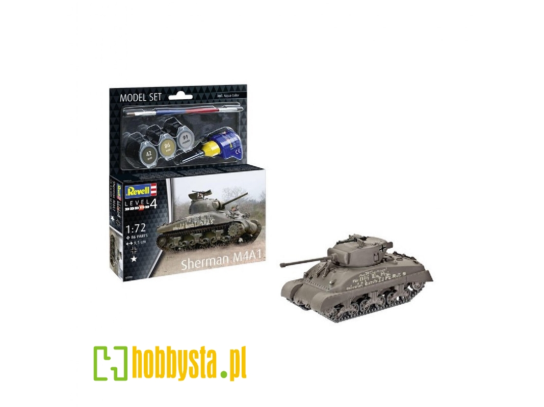 Sherman M4a1 Model Set - zdjęcie 1 Sherman M4a1 Model Set - zdjęcie 1