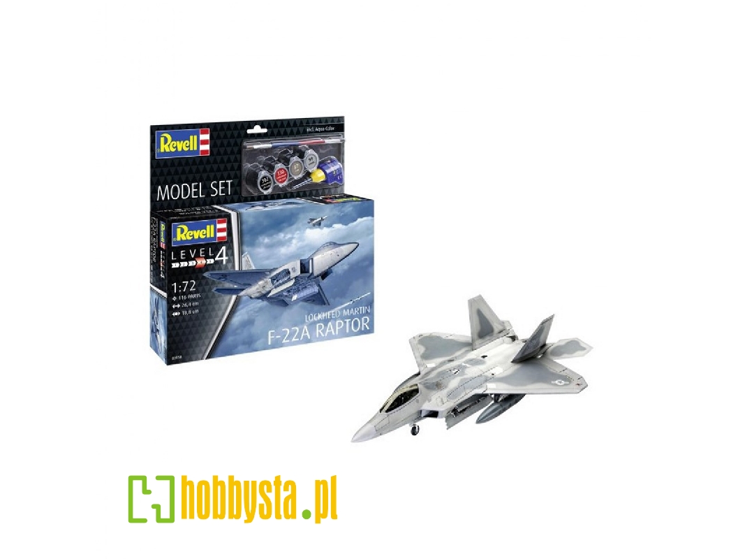 Lockheed Martin F-22a Raptor Model Set - zdjęcie 1 Lockheed Martin F-22a Raptor Model Set - zdjęcie 1