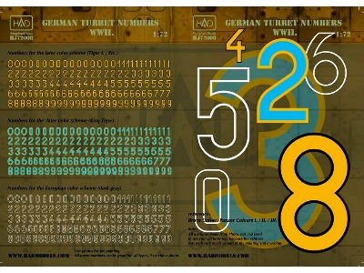 German Turret Numbers - zdjęcie 1