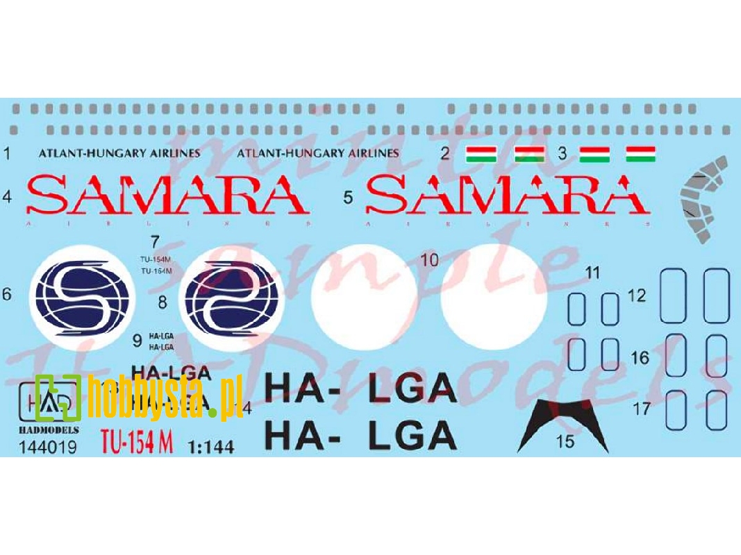 Tu-154 M Samara Airlines Reprint - zdjęcie 1 Tu-154 M Samara Airlines Reprint - zdjęcie 1