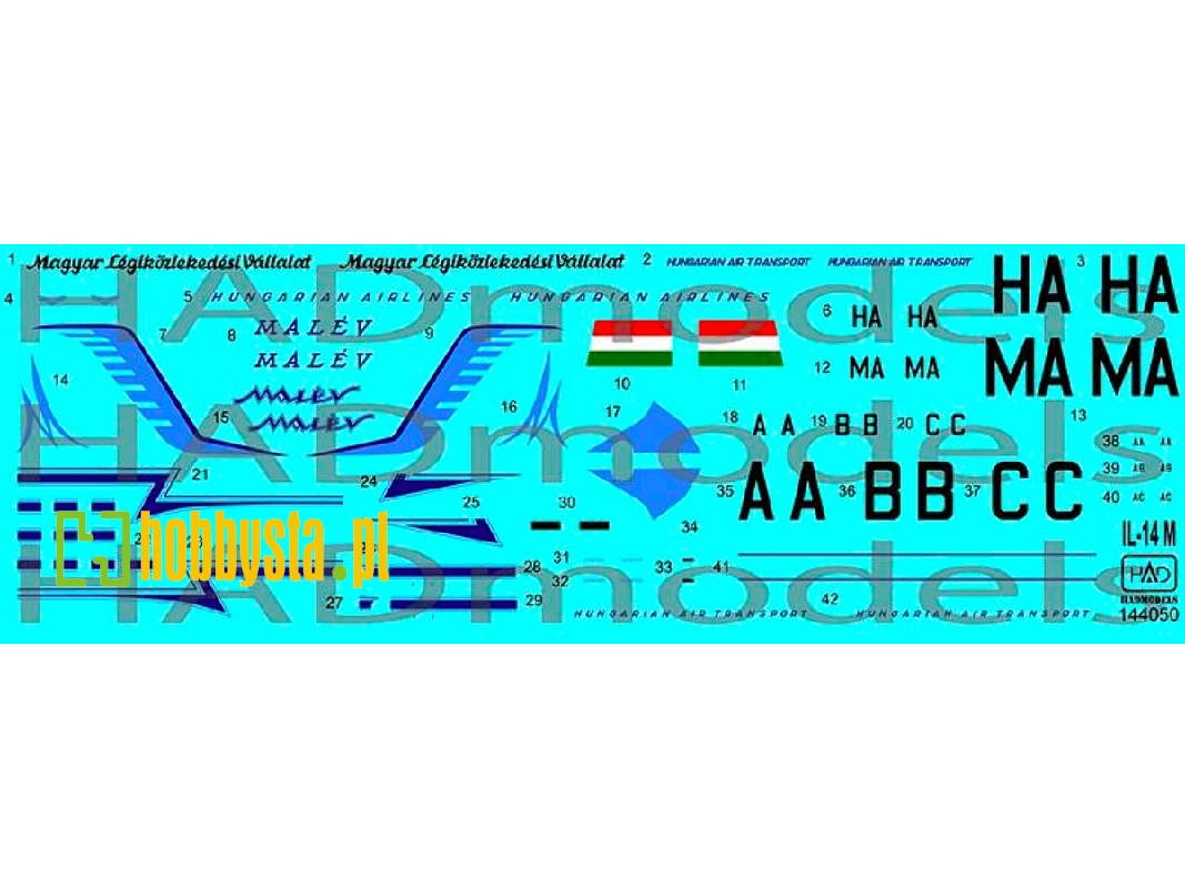 Il-14 M Malév - zdjęcie 1 Il-14 M Malév - zdjęcie 1
