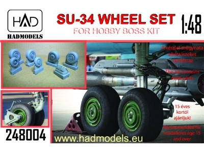 Sukhoi Su-34 Fullback - Wheel Set (For Hobby Boss Kits) - zdjęcie 1