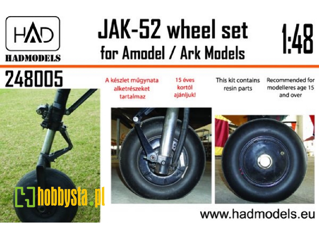 Yakovlev Yak-52 - Wheels Set (For A-model And Ark Model Kits) - zdjęcie 1 Yakovlev Yak-52 - Wheels Set (For A-model And Ark Model Kits) - zdjęcie 1