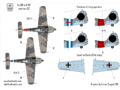 Fw 190 A-8 / R2 Red 4 "ur Sau",red 16 "schwarzer Panter" - zdjęcie 3