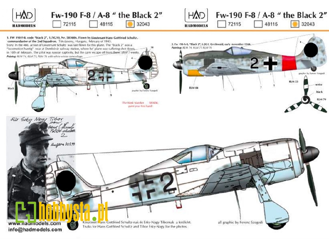 Fw-190 F-8 Black 2 - zdjęcie 1 Fw-190 F-8 Black 2 - zdjęcie 1