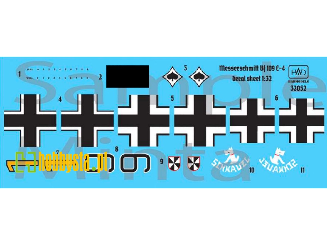 Messerschmitt Bf 109 E-4 Black 9 "schnauzl" ; Yellow 1 - zdjęcie 1 Messerschmitt Bf 109 E-4 Black 9 "schnauzl" ; Yellow 1 - zdjęcie 1
