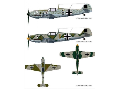 Messerschmitt Bf 109 E-4 Black 9 "schnauzl" ; Yellow 1 - zdjęcie 2