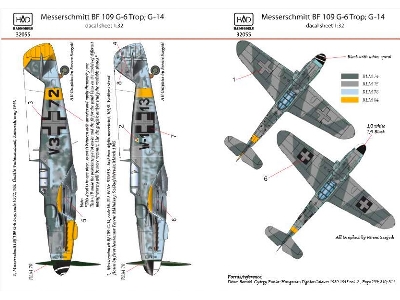 Messerschmitt Bf 109 G-6 G-14 V3+72 ; W1+13 - zdjęcie 3