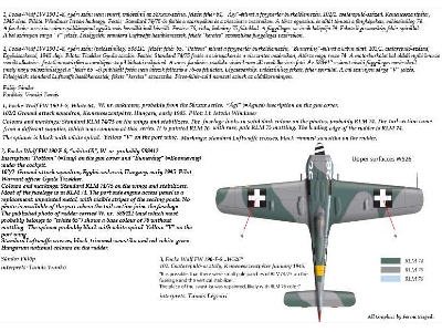 Fw 190 F-8 White 64 ági ,white 65 Pöttöm, W+526 - zdjęcie 4