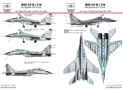 Mig-29 In Hungarian Service With Full Numbers Old Russian Painting - zdjęcie 2