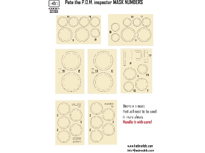 Consolidated B-24 D/H - 'pete The Pom Inspector' (Decal And Mask Sheets) - zdjęcie 4