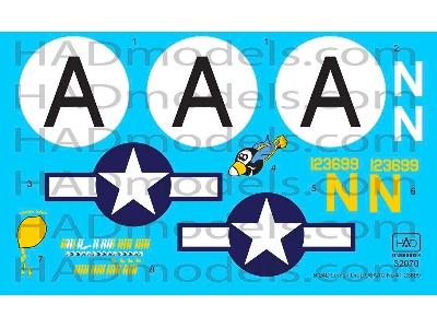 B-24d Lemon Dropp Decal - zdjęcie 1