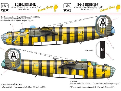B-24d Lemon Dropp Decal - zdjęcie 2