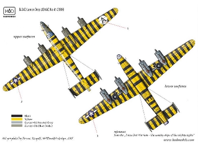 B-24d Lemon Dropp Decal - zdjęcie 3