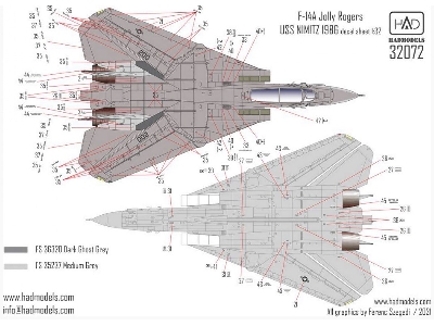 F-14a Jolly Rogers Low Visibility Uss Nimitz - zdjęcie 2
