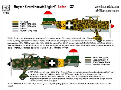Cr-42 Hungarian Fighters With Cross Insignias - zdjęcie 4