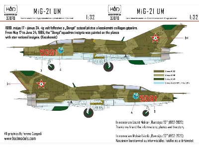 Mig-21 Um5091 Dongó Csillaggal - zdjęcie 1