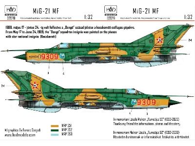 Mig-21 Mf 9309 Dongó Csillaggal - zdjęcie 1