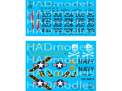 F-14a Jolly Rogers The Final Countdown Double Sheets - zdjęcie 4