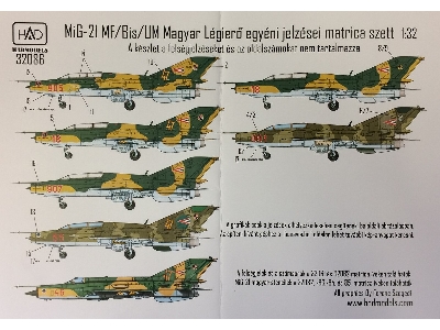 Mig-21 Mf/Um Hungarian Air Force Insignias - zdjęcie 2